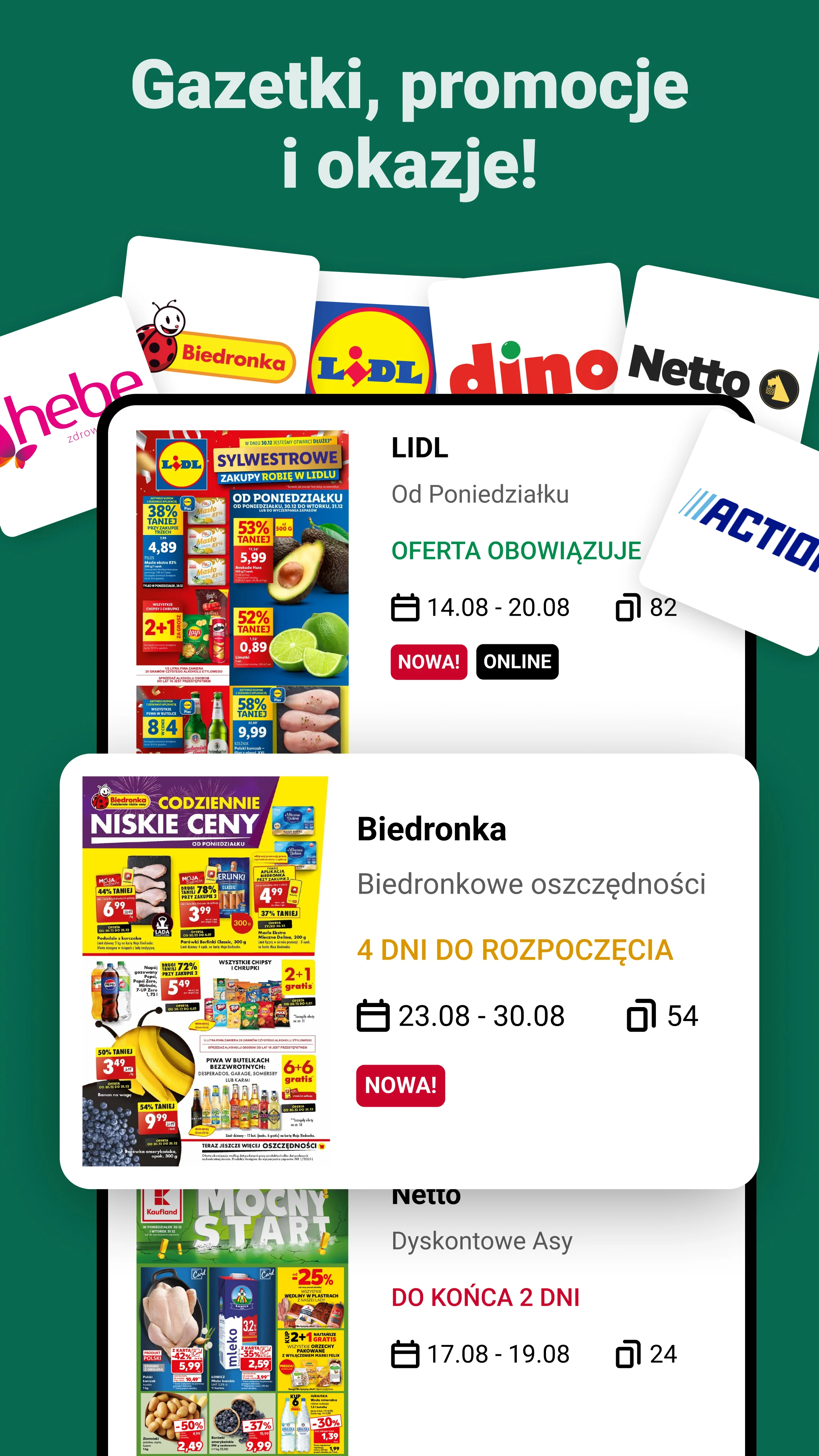 Moja Gazetka, gazetki promocje screenshot